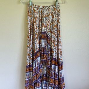 Spell Gypsy Castaway High Low Skirt Small